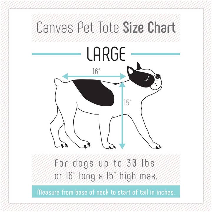 LoveThyBeast - Wholesale Pet Carrier - Dog - Canvas Pet Tote Natural & Black