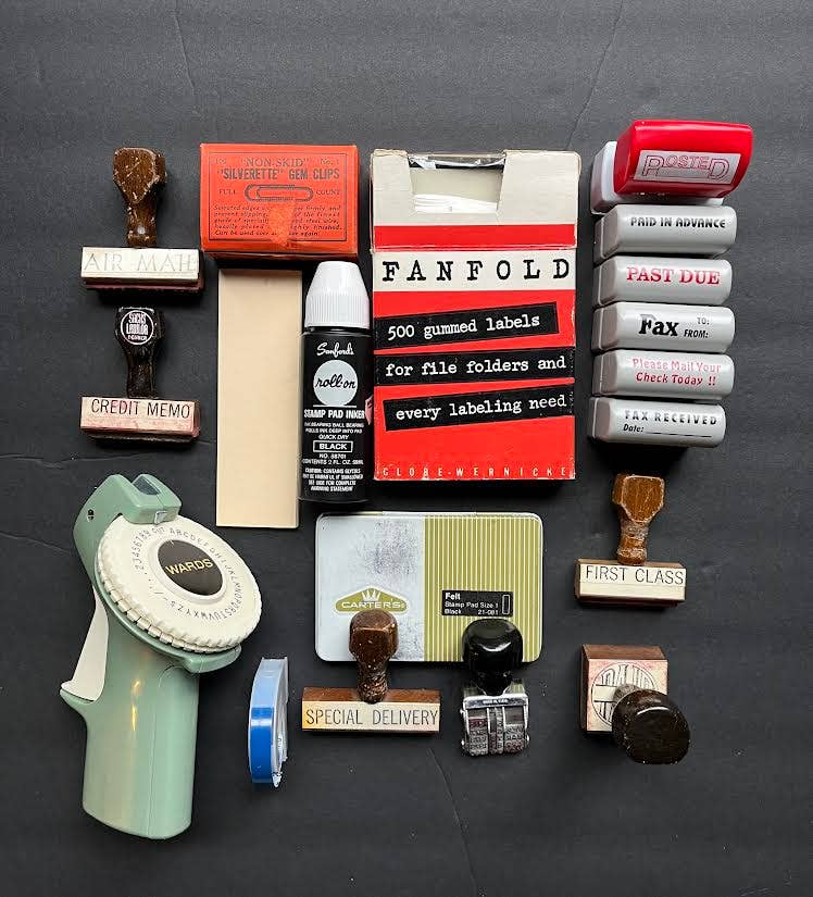 Catered Paper - Venta al por mayor Material para manualidades - Kit de Suministros de Oficina Vintage - 25 Piezas6