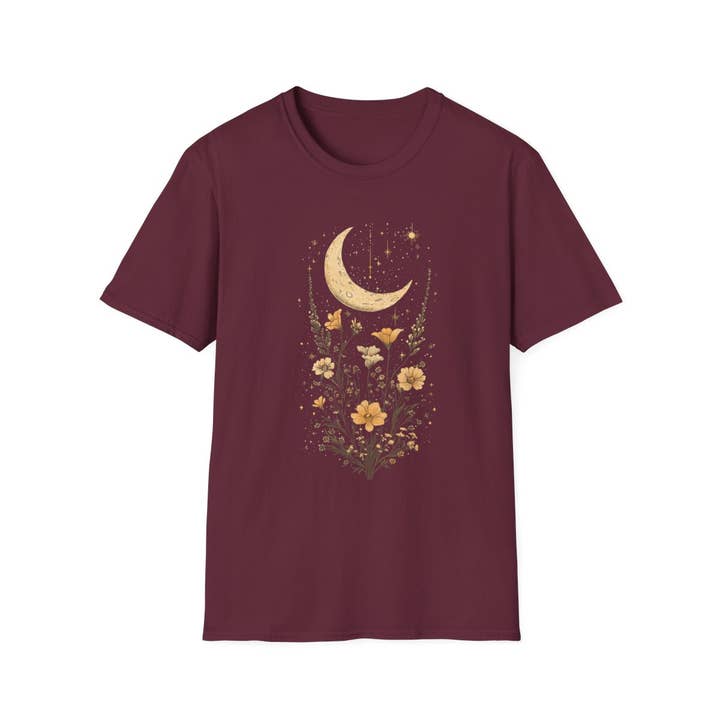 Upside Down Owl Farm - Wholesale Screen Printed T-Shirt - Women's - Celestial Garden Sweatshirt, Bohemian Shirts and Sweatshirts