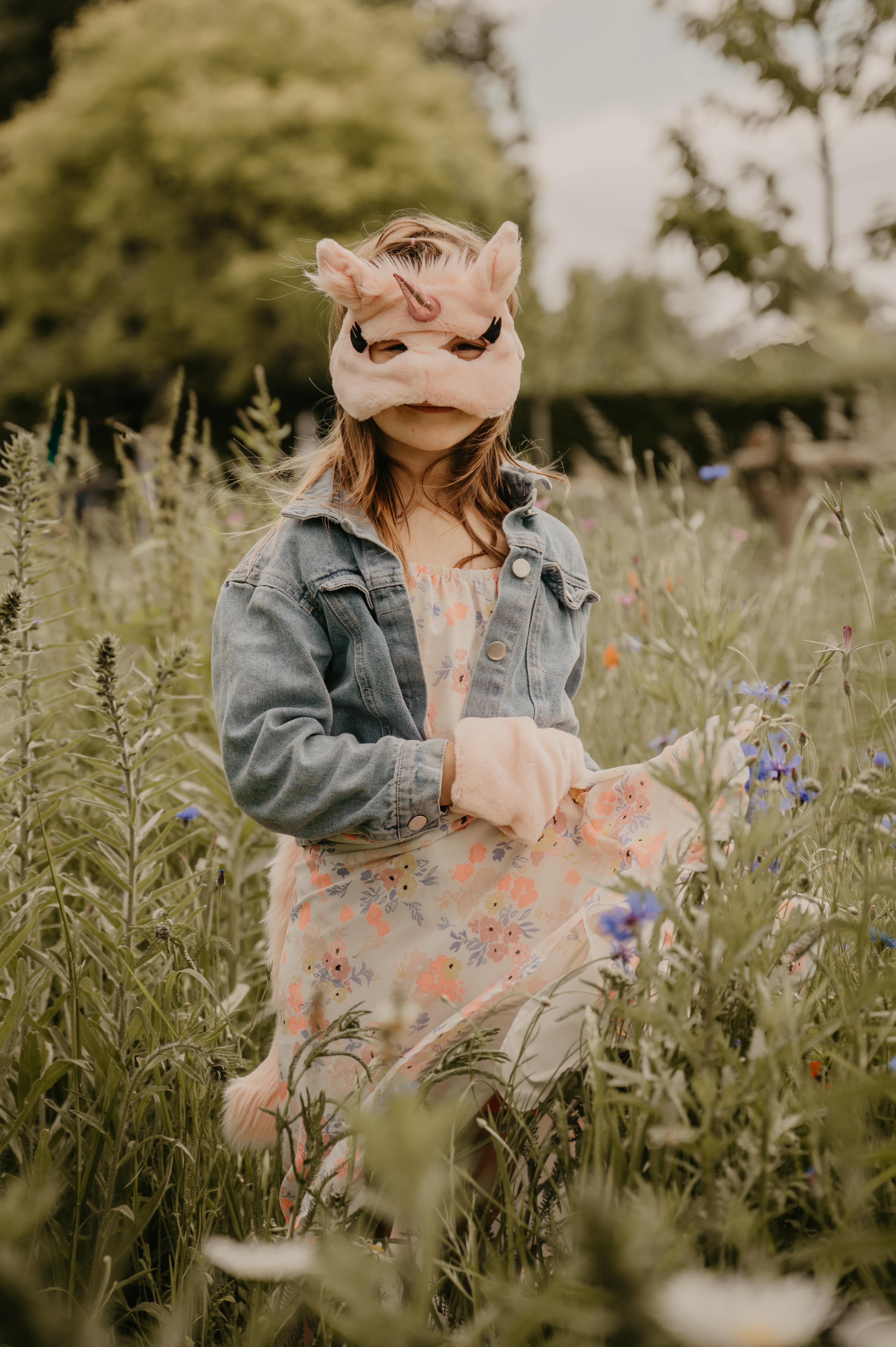 WILD & SOFT - Venta al por mayor Disfraz - Niños - Set de disfraz Unicornio rosa3