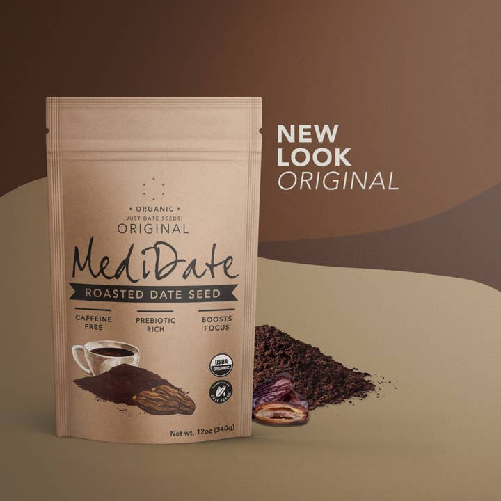 MediDate - Wholesale Ground Coffee - MediDate Coffee Alternative - Roasted Date Seeds (Original)6