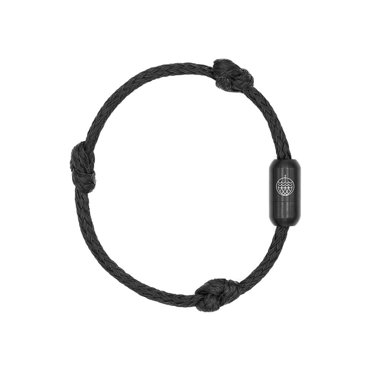 BRACENET - Wholesale Woven/Braided Bracelet - Black Sea II bracelet made from fishing net0