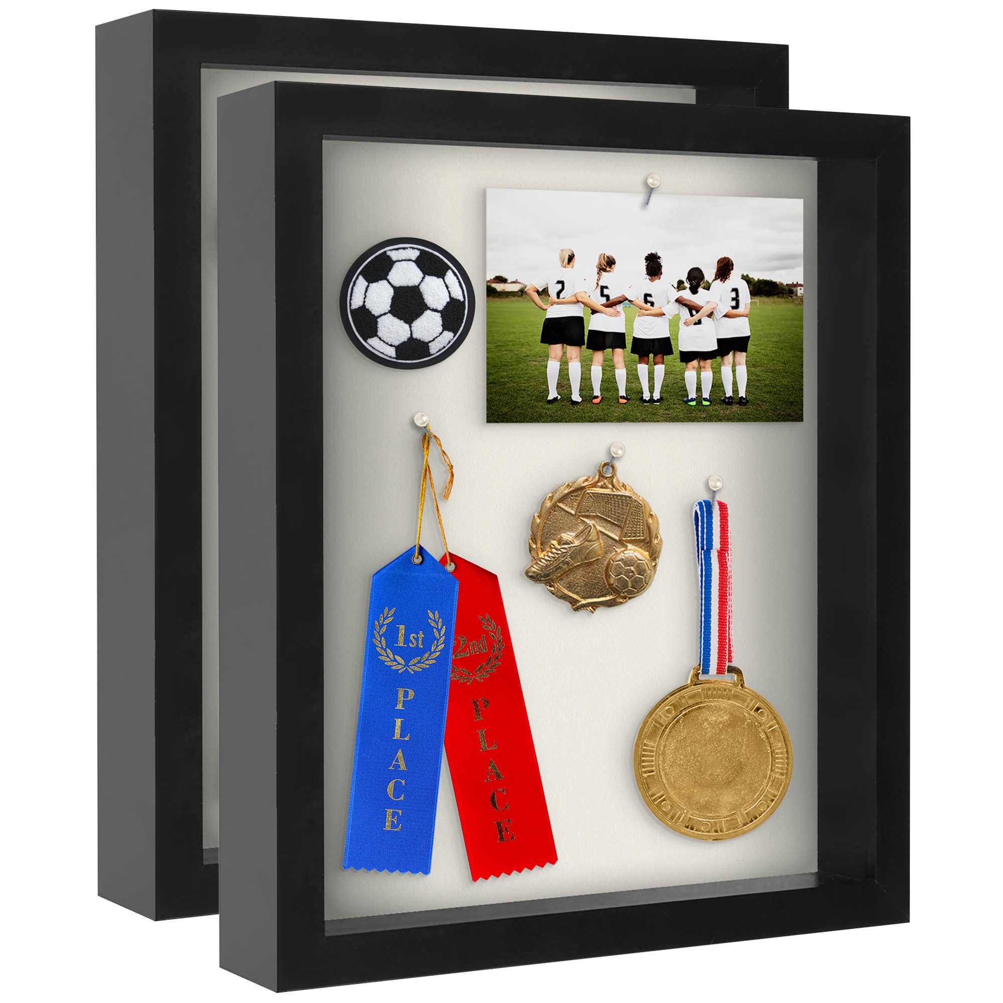 Americanflat Shadow Box Frame with Black Molding (2 Pack) for wholesale on Faire4