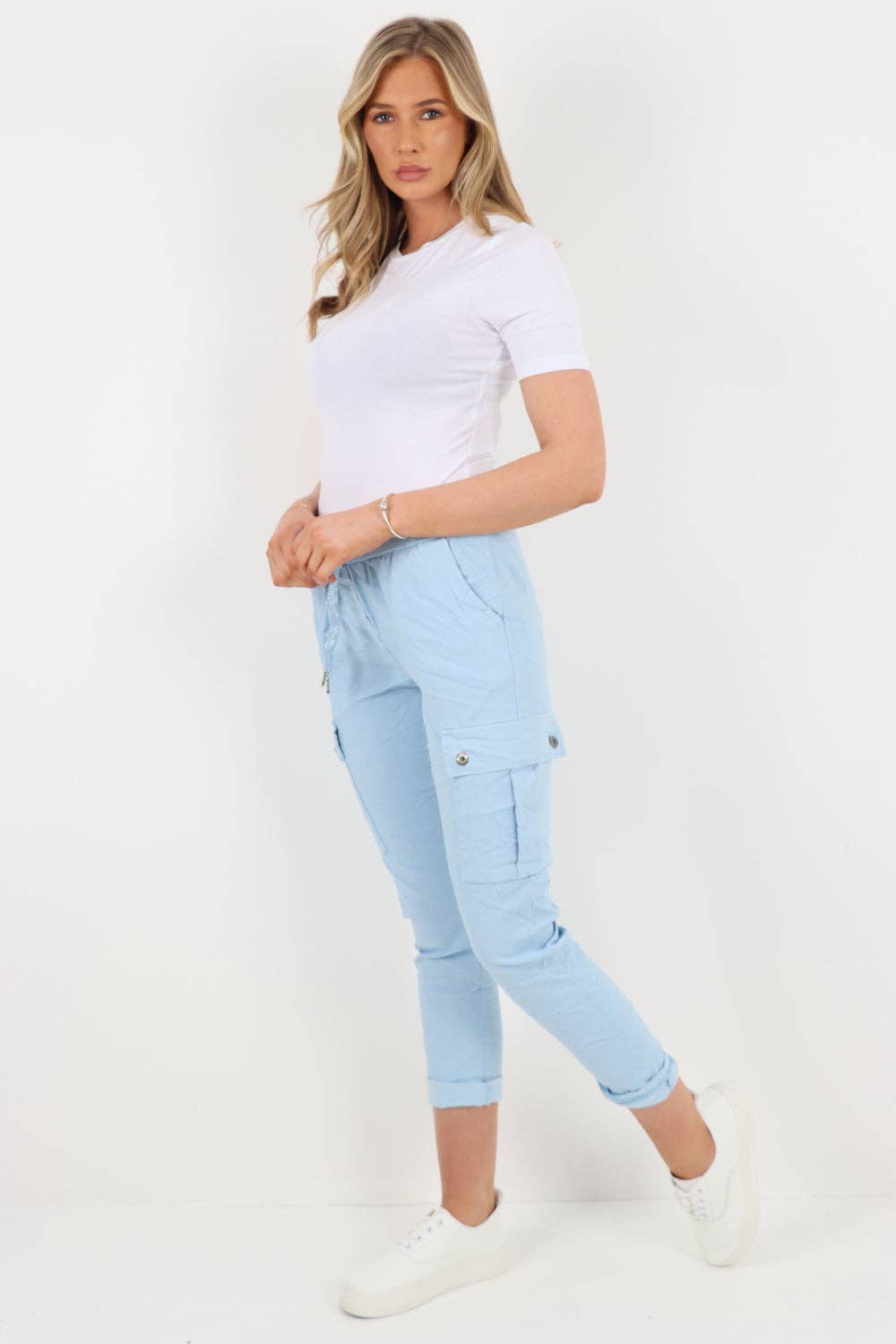 Miss Bold - Wholesale Pants - Women's - Italian Cargo Magic Trousers46