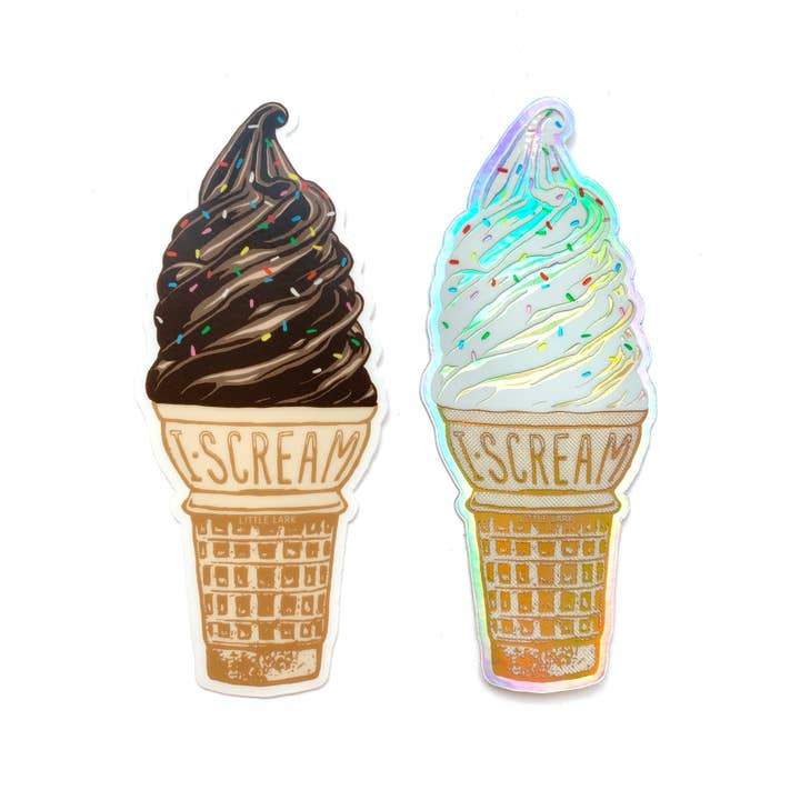Ice Cream Stickers for wholesale by Little Lark