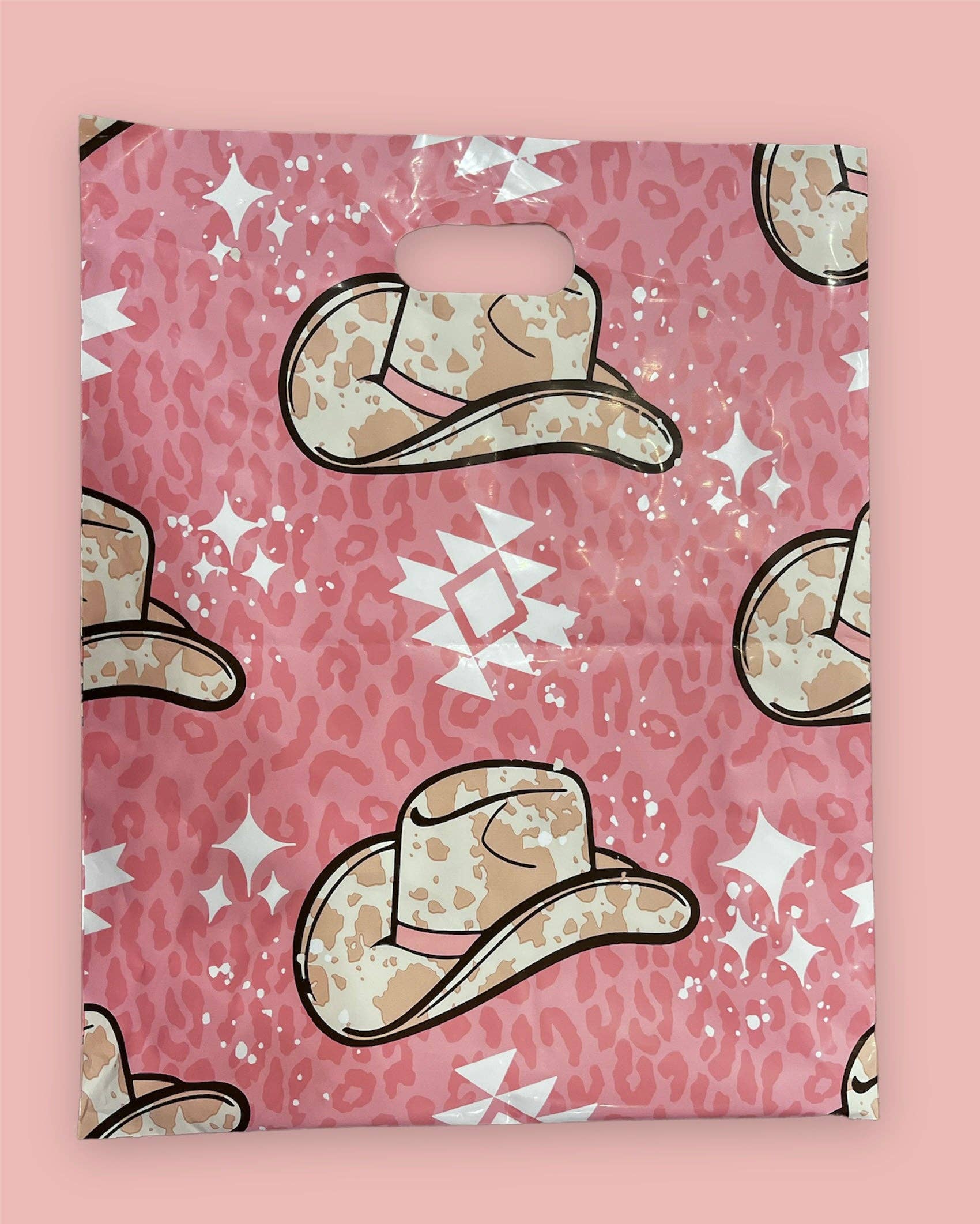 Trendy Chick Mailers - Wholesale Gift Bag - 12x15 Trendy Cowgirl Merchandise Bag2