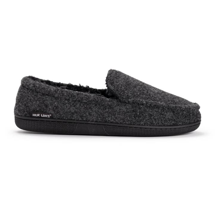 Muk Luks Men's Faux Wool Moccasin Slippers for wholesale by Muk Luks