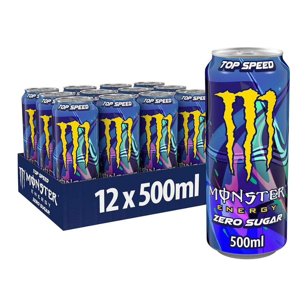 123bonbon - Vente Boisson sportive et énergisante - MONSTER Top Speed Zéro1