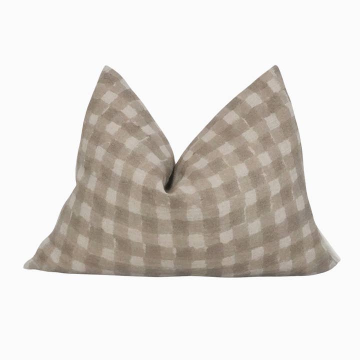 TOSOYE- Indian Hand Block linen Lumbar pillow cover for wholesale by RuffledThread