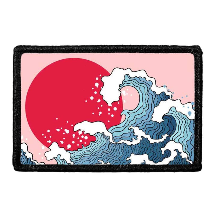 Ukiyo Wave - Removable Patch for wholesale by Pull Patch