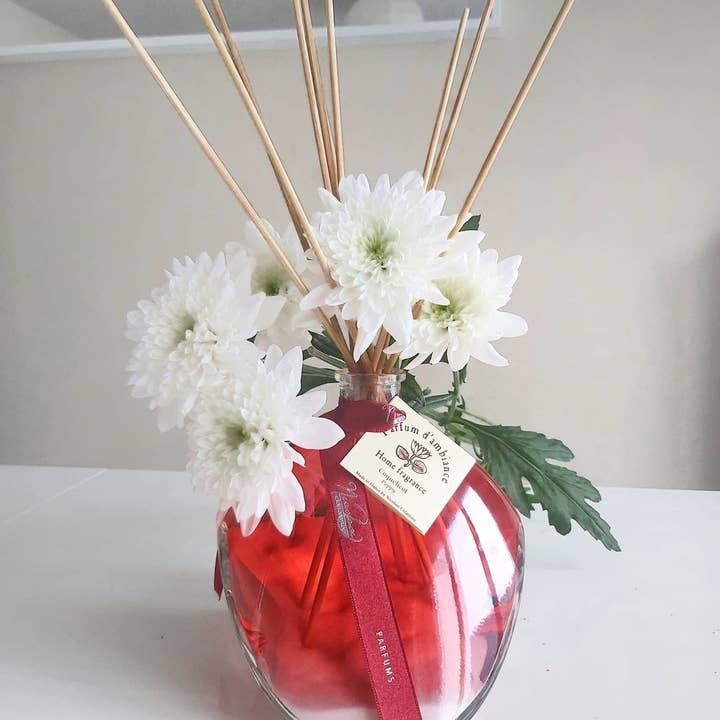 La Belle France - Vente Diffuseur à tiges - Diffuseurs à roseaux français de luxe White Sand 400 ml9