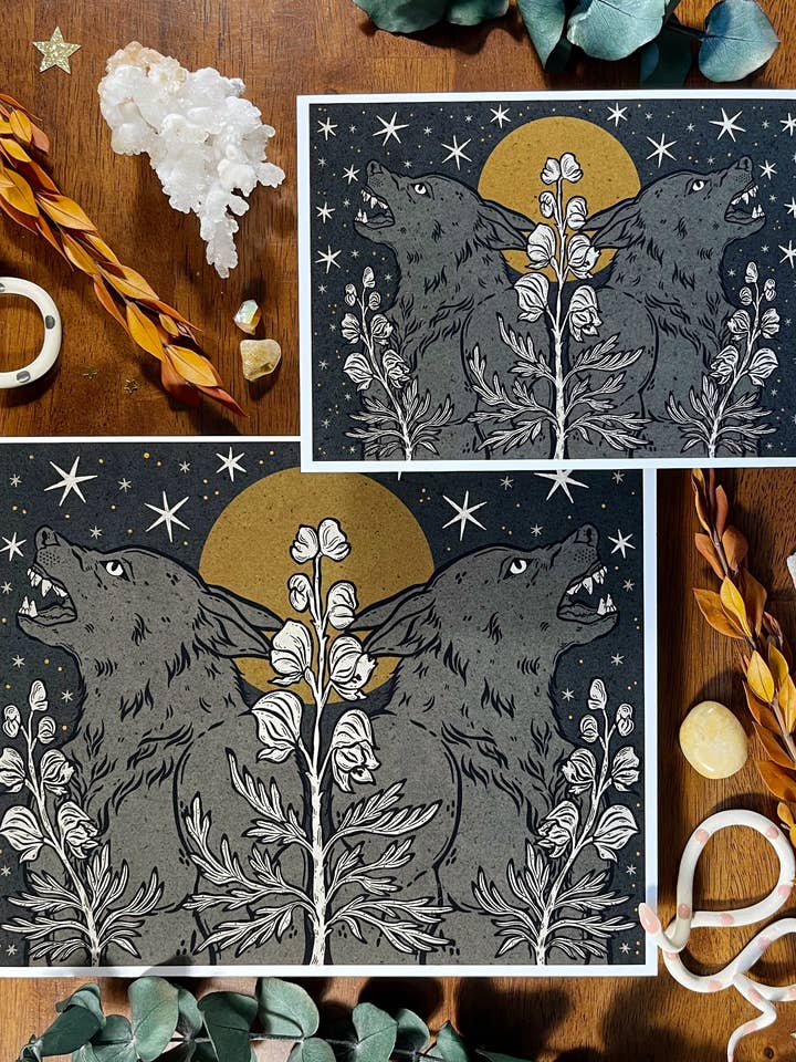 Helsing’s Demise Art Print for wholesale by Myth and Milagro