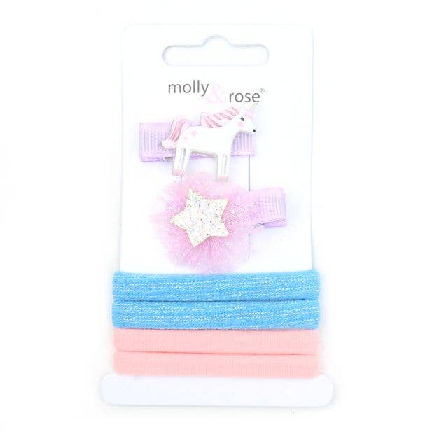 Inca UK – wholesale Hair clip – Child – Motif Clips & Jersey Elastics Set2