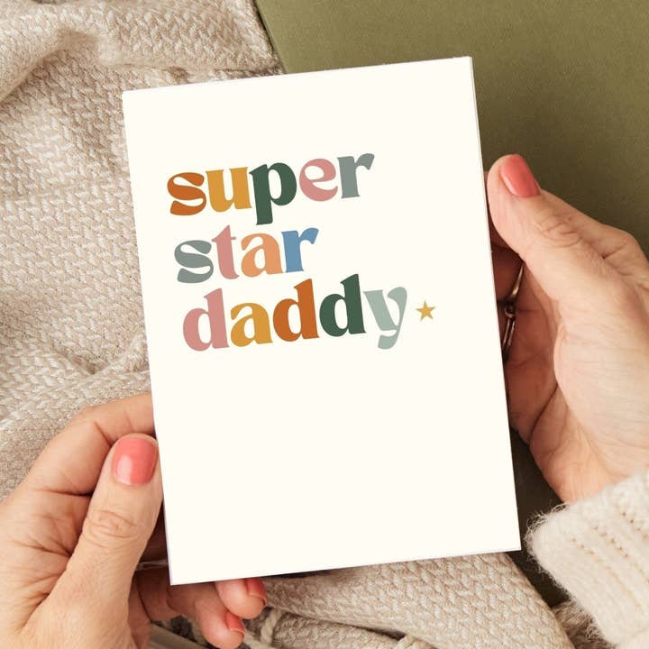 Adventures of Betty – wholesale Father’s Day card – Superstar Daddy Card0