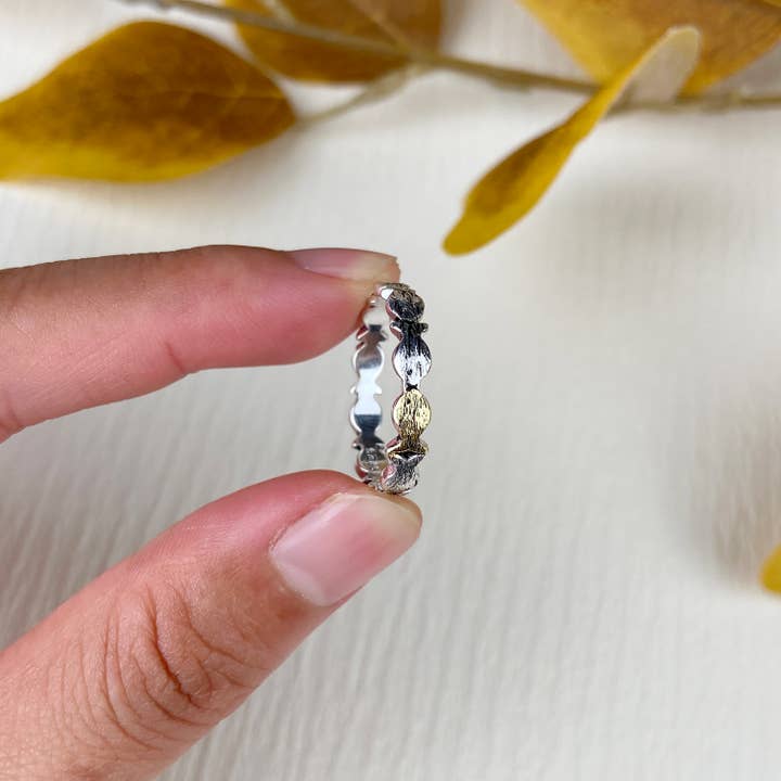 zilveren Stroomopwaartse visring voor groothandel op Faire4