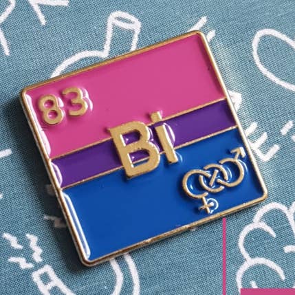 Bisexual - Bismuto | Insignia esmaltada para venta al por mayor de Yas Petit Poulet