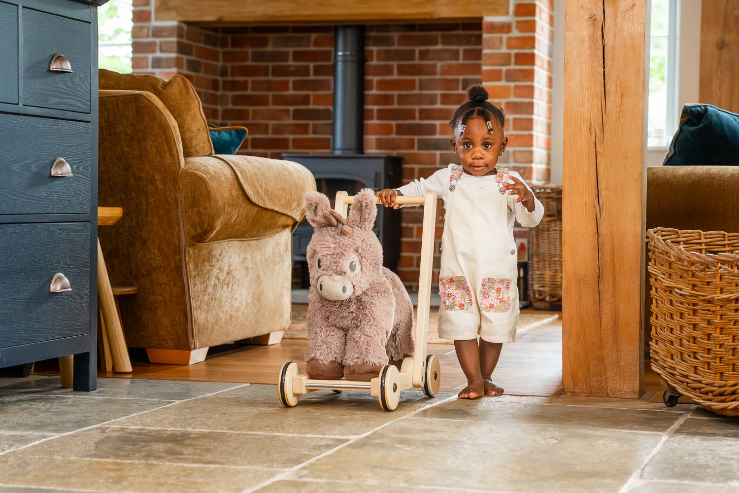 Little Bird Told Me Uk – wholesale Walker – Baby – Norbert Donkey Baby Walker - wooden toys, children's toys6