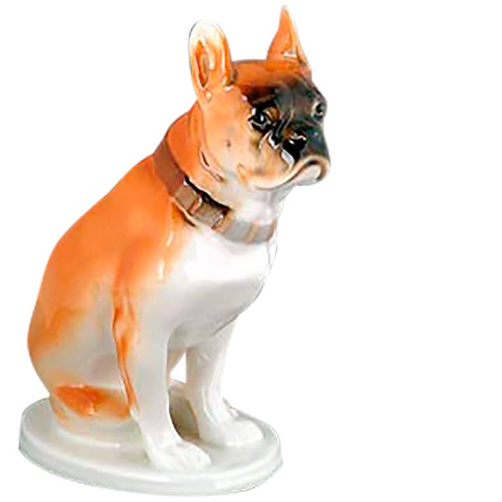 Golden Cockerel – wholesale Dekorativ statyett – Fawn Boxer hund statyett