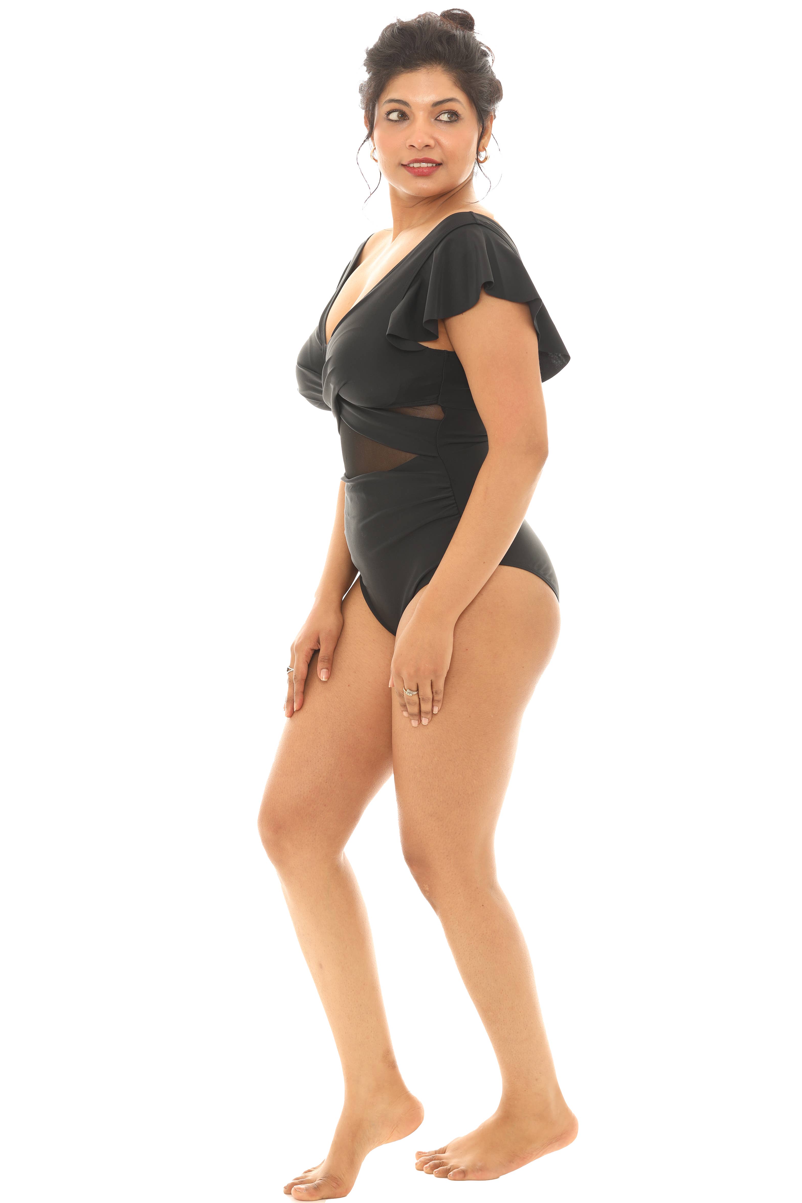 Shoreline Wear. INC - Wholesale Zwempak - Dames - Elegantie Zwempak met Vlindermouwen3