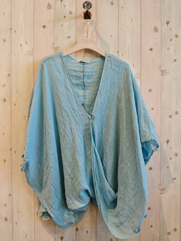Linen & More – Engroshandel Bluse - Dame – Oversize bluse i 100 % hør7