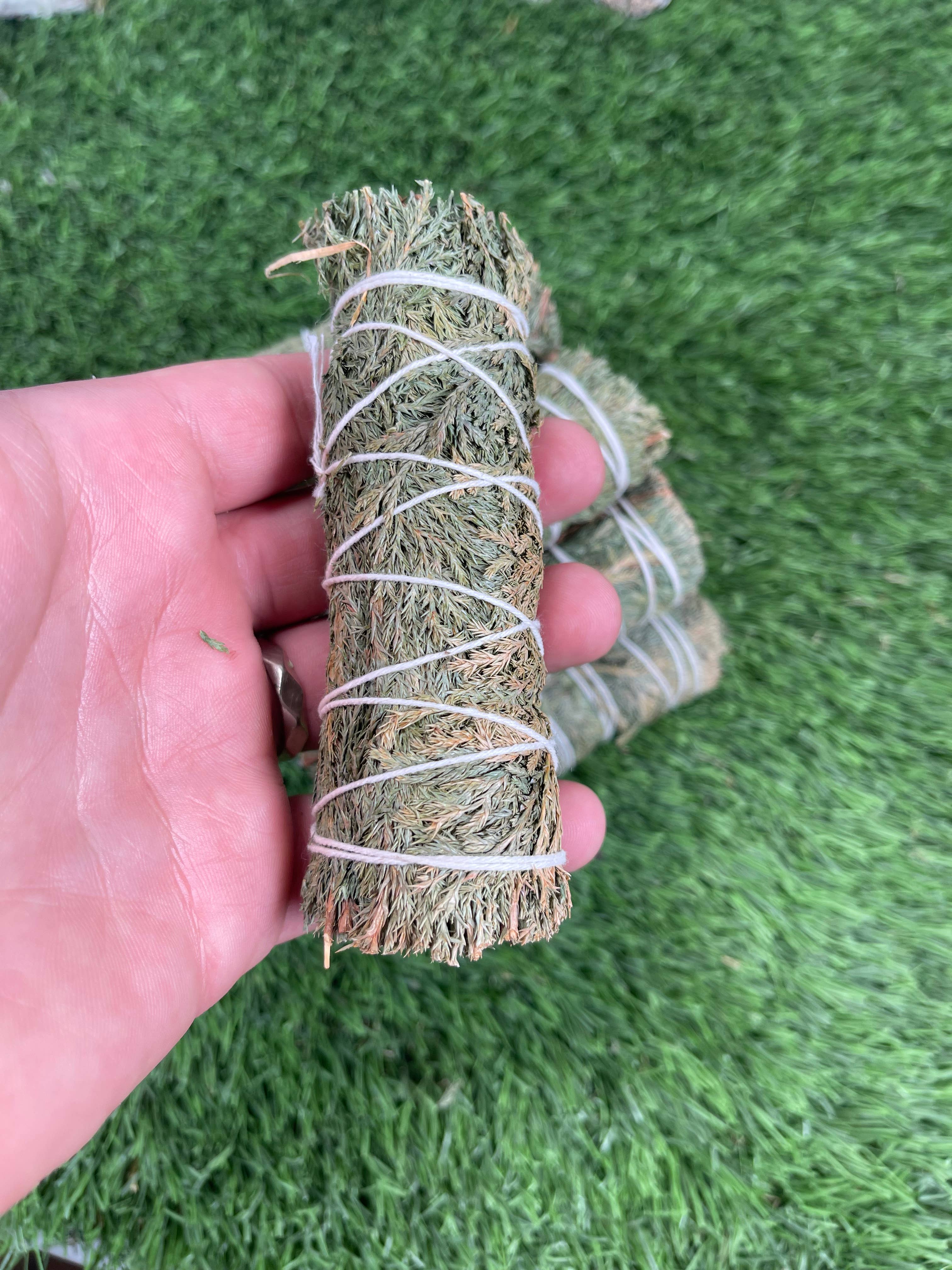 CaNatureLover - Wholesale Smudge Stick - ORGANIC Cedar Smudge Stick, Hand Wrapped Thick bundles.1