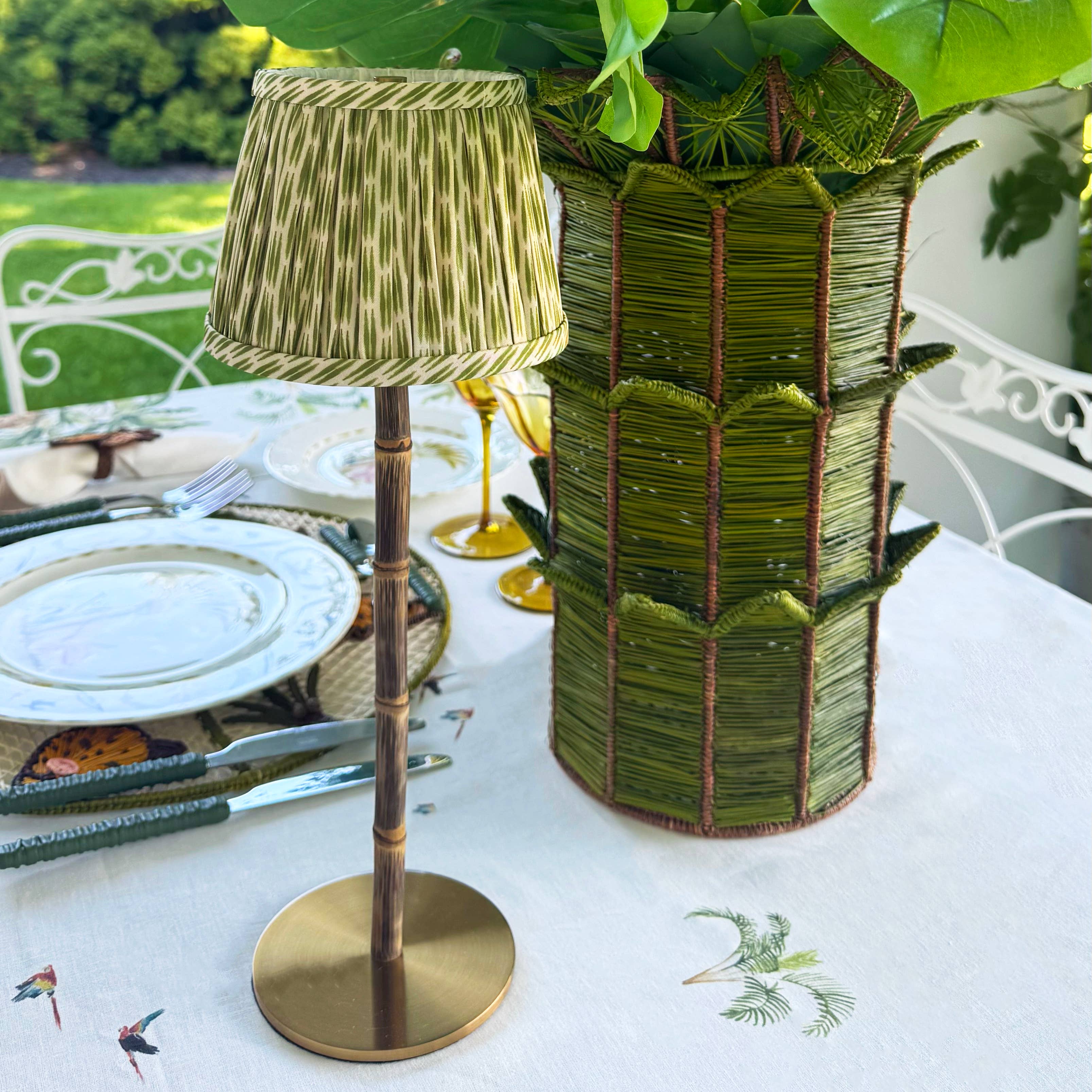 Duggan Society - Wholesale Accent/Desk Lamp - Jungle cordless bamboo table lamp – Rechargeable lighting1