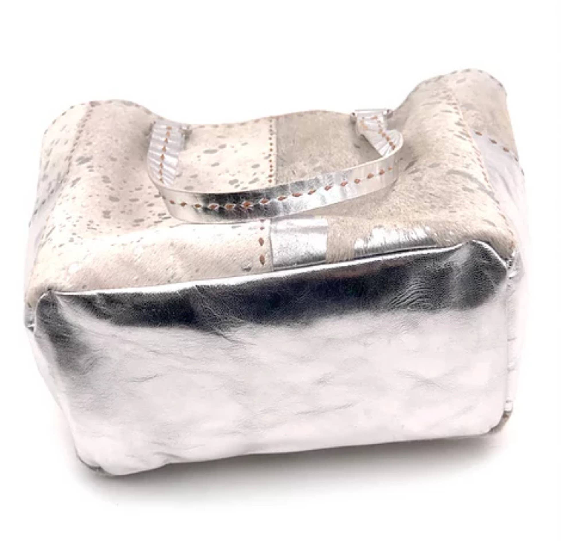 STUDIO CALEIDOSCOPE – Sacola - Mulher por atacado – Lizzie Tote Couro de vaca Cabelão2