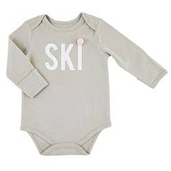Stephan Baby by Creative Brands - Wholesale Bodysuit (Non-Footed) - Baby - Winter Wonderland LS Snapshirt-Ski3