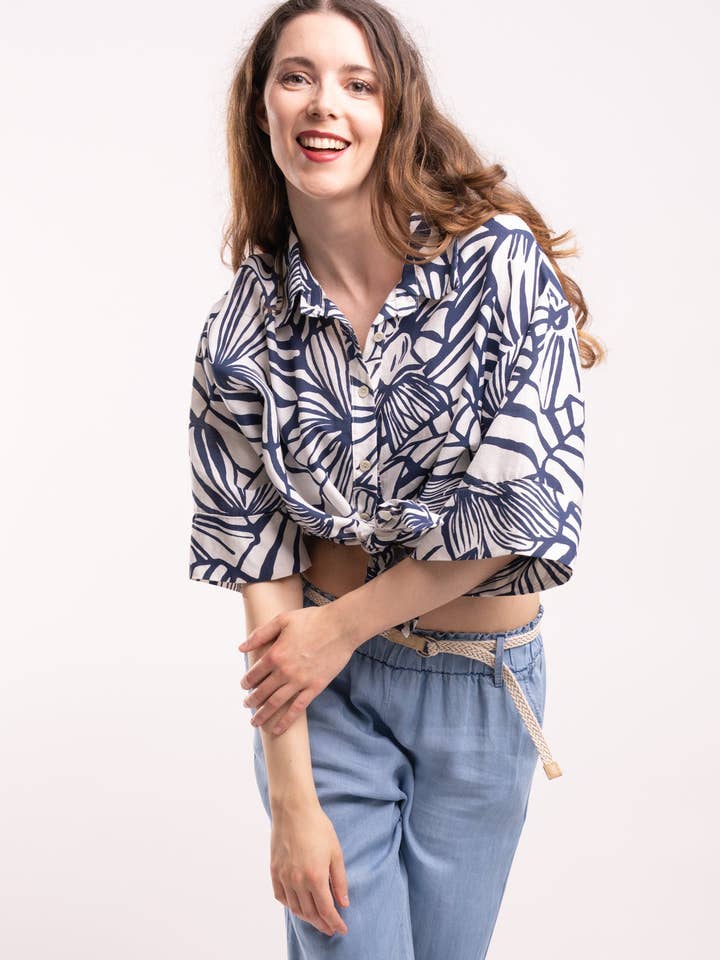 JCL Fashion - Wholesale Button Down Shirt - Women's - LARA 25 Blouse2