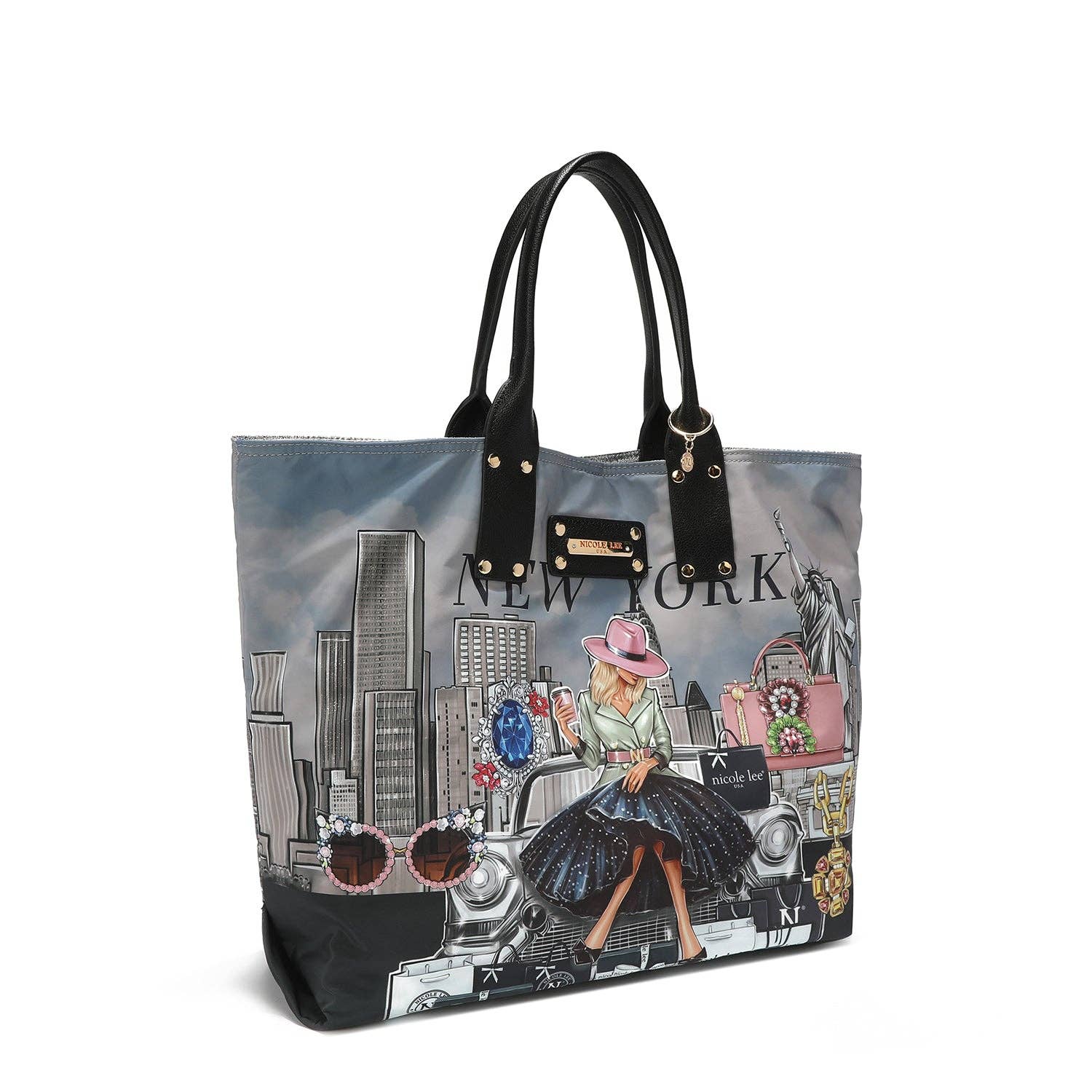 Nicole Lee - Venta al por mayor Bolsa de asa- Mujer - BOLSO SHOPPER REVERSIBLE1