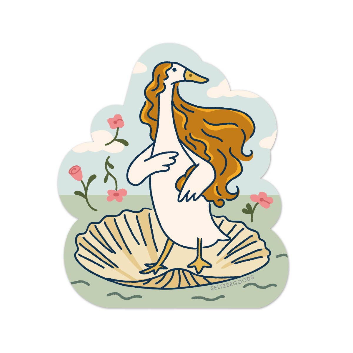 Seltzer Goods - Wholesale Sticker - Venus de Ducko Sticker