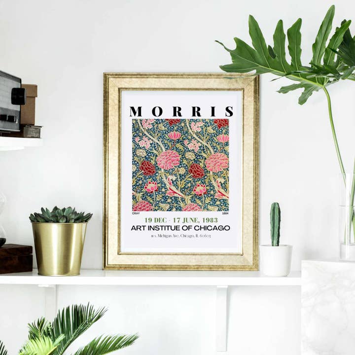 Magnifique Hearts – Engroshandel Kunsttryk – William Morris kunsttryk - Cray og Jasmin mønster design6