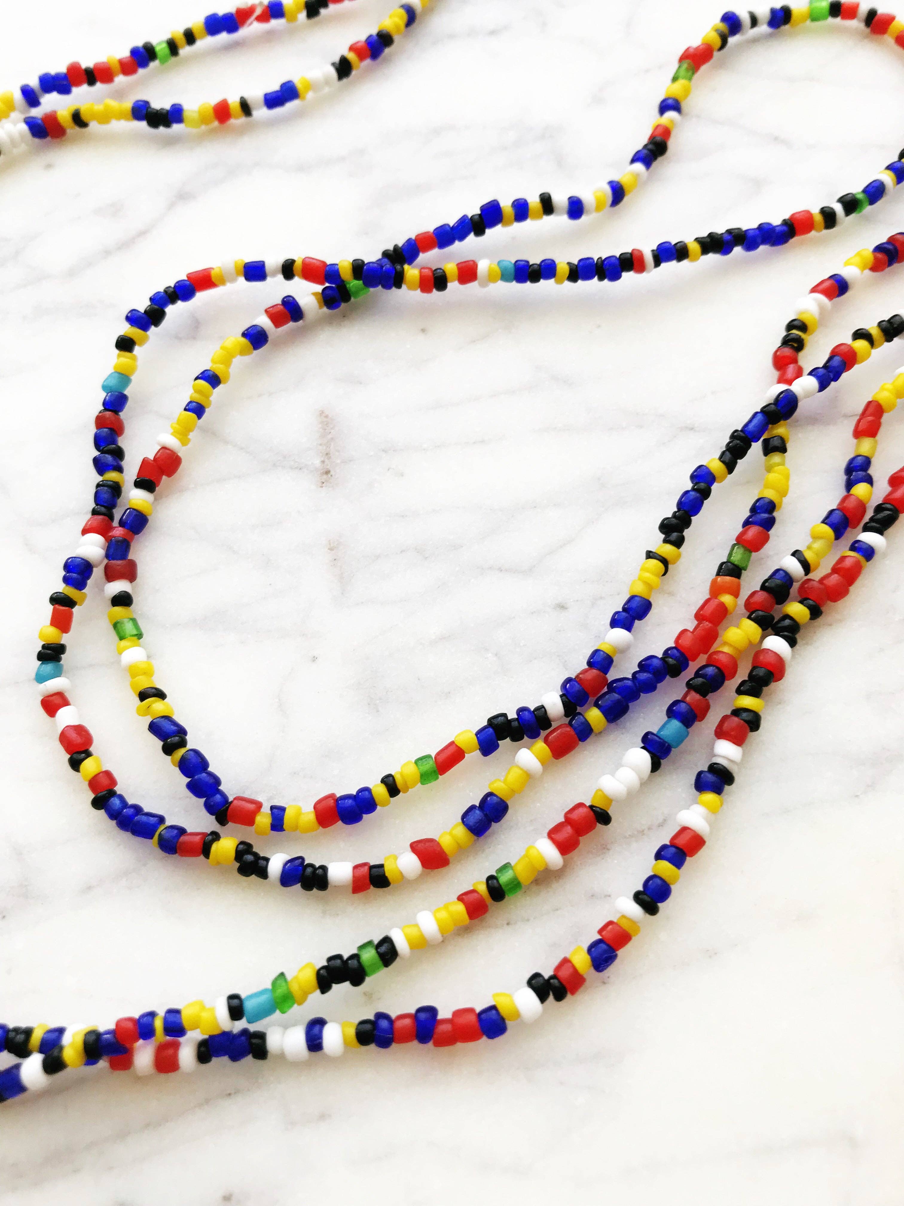 Carmen Miller Jewellery - Wholesale Beaded/pearl necklace - Vintage Seed Bead Tribal Necklace