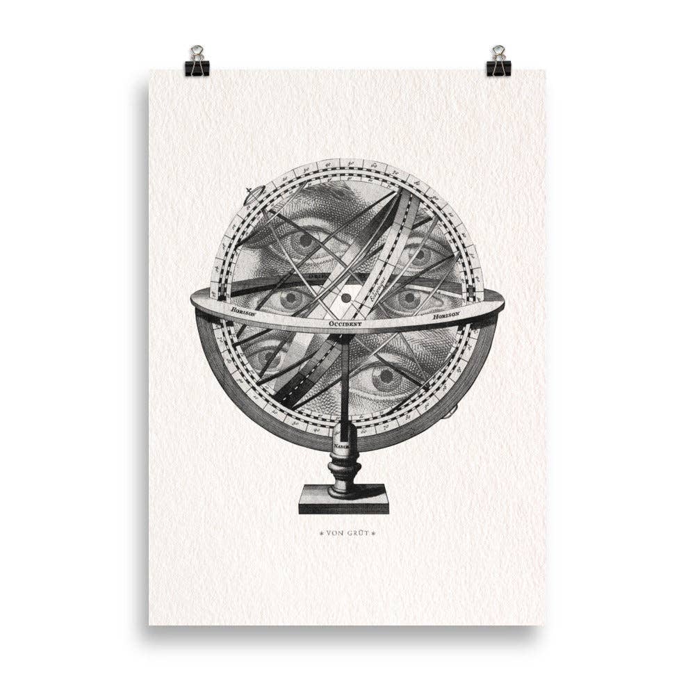 Von Grüt - Wholesale Poster - Sphère Armillaire1