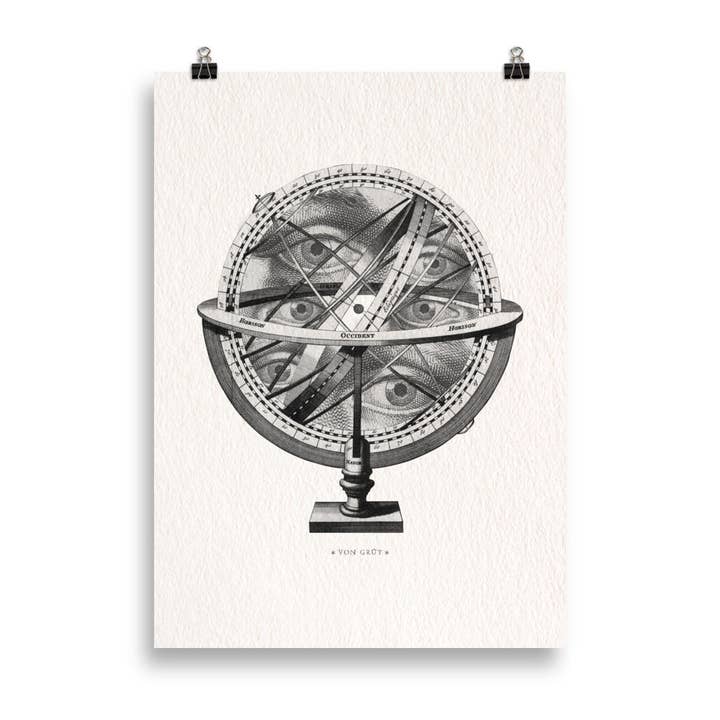 Von Grüt - Wholesale Poster - Sphère Armillaire1