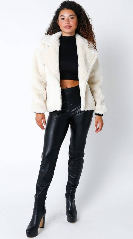 Olivaceous - Wholesale Jacket - Women's - Gabby Plush Jacket9