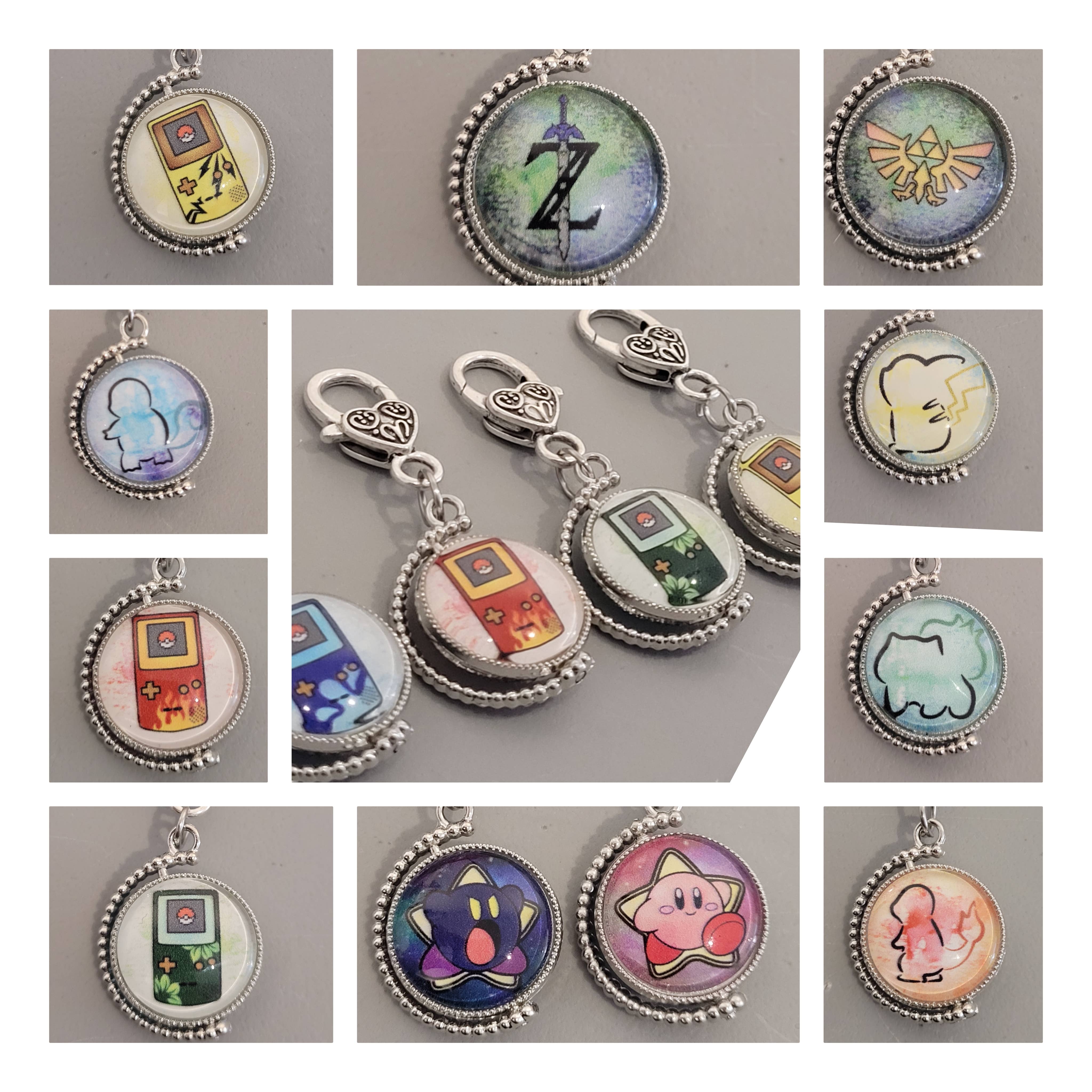 Con-Quest Crafts – wholesale Keychain – Unisex – Gaming Inspired Fidget Charms double-sided  keychain0