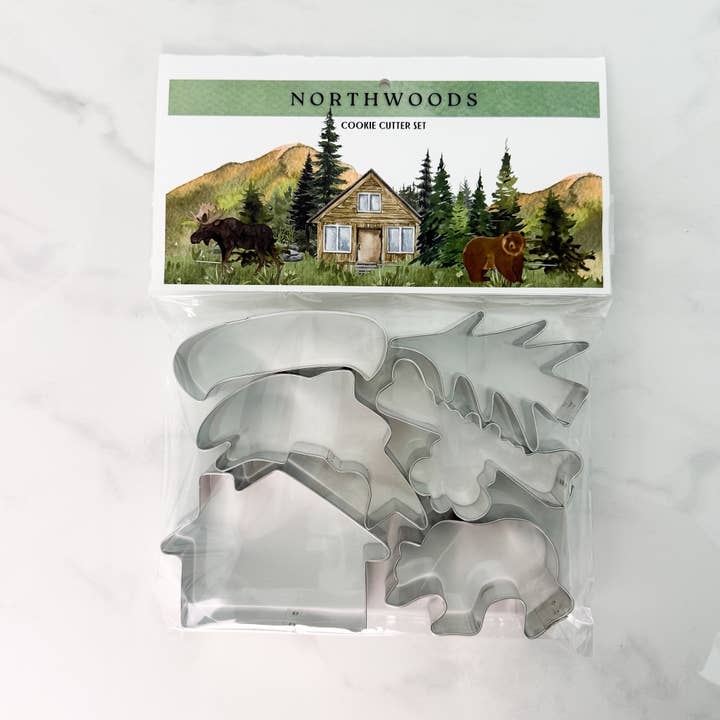 CookieCutter.com - Wholesale Cookie Cutter - Northwoods 6 Pc Bag Set HS308
