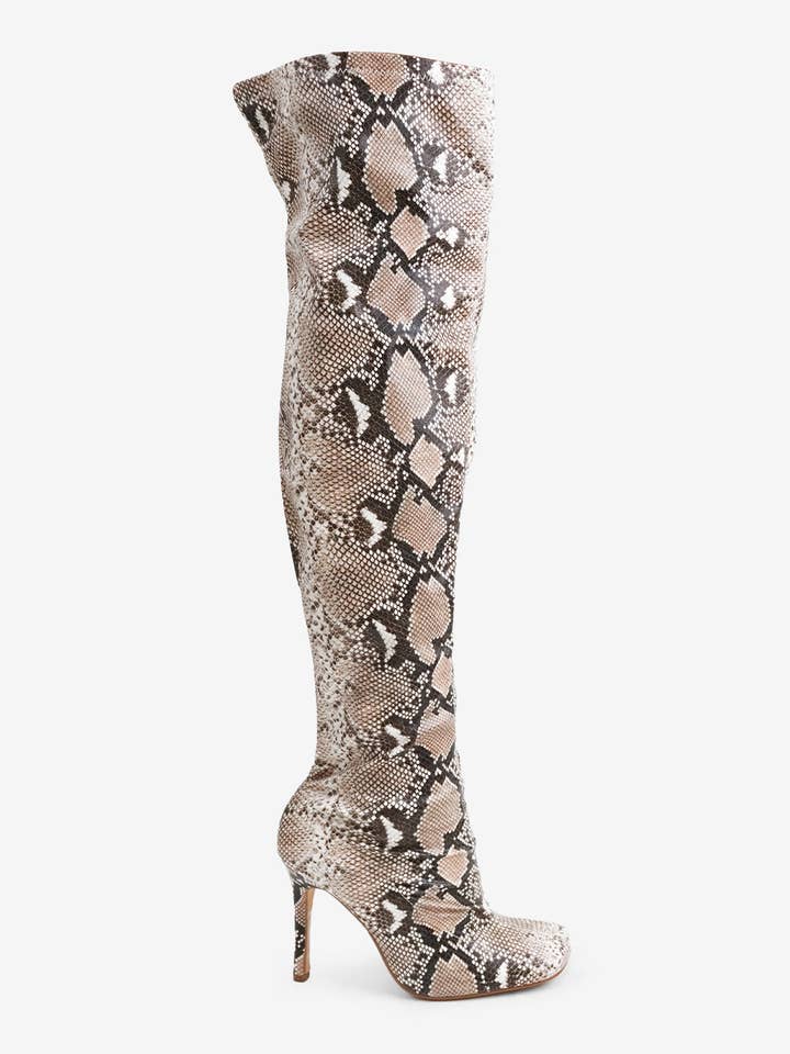 Lemonade Shoes - Wholesale Boots - Women's - THAT GLOW - Thigh High Stiletto Heel Boot w/ Inside Zipper14