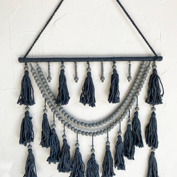 Village Thrive - Wholesale Tapestry/Textile - Ulu Tassel Wall Hanging3