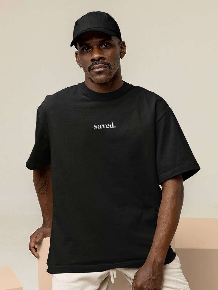 Økologisk oversize skjorte til mænd • Saved (stick) for engroshandel hos TRAG DIE BOTSCHAFT