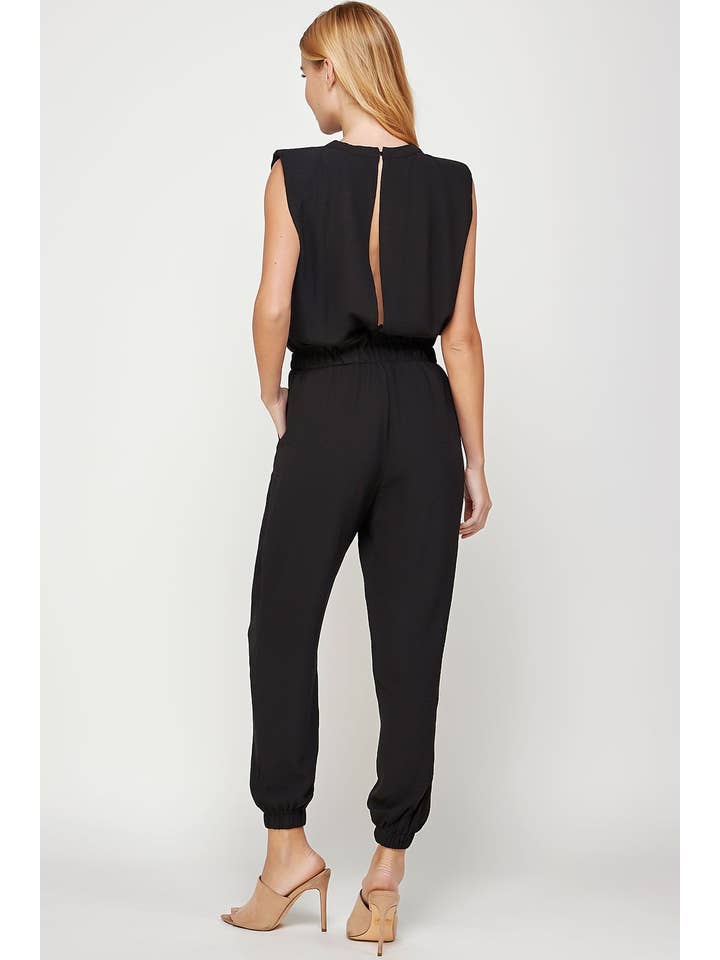 Strut & Bolt – wholesale Jumpsuit – Women's – Shoulder Muscle Padded Sleeveless Jogging Jumpsuit11