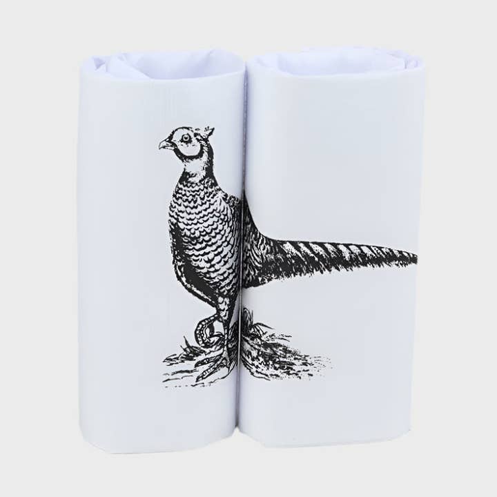 Sophos - Wholesale Handkerchief - Unisex - Pheasant Handkerchiefs0