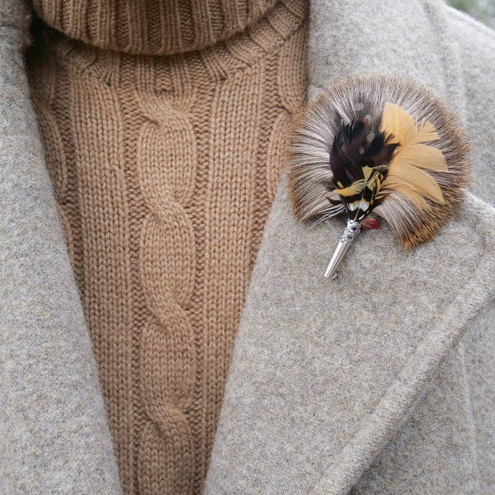 ROUND Brooch for wholesale by My Bob