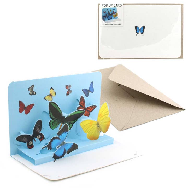 New! pop-up card butterflies for wholesale by Gollnow Paper Creations