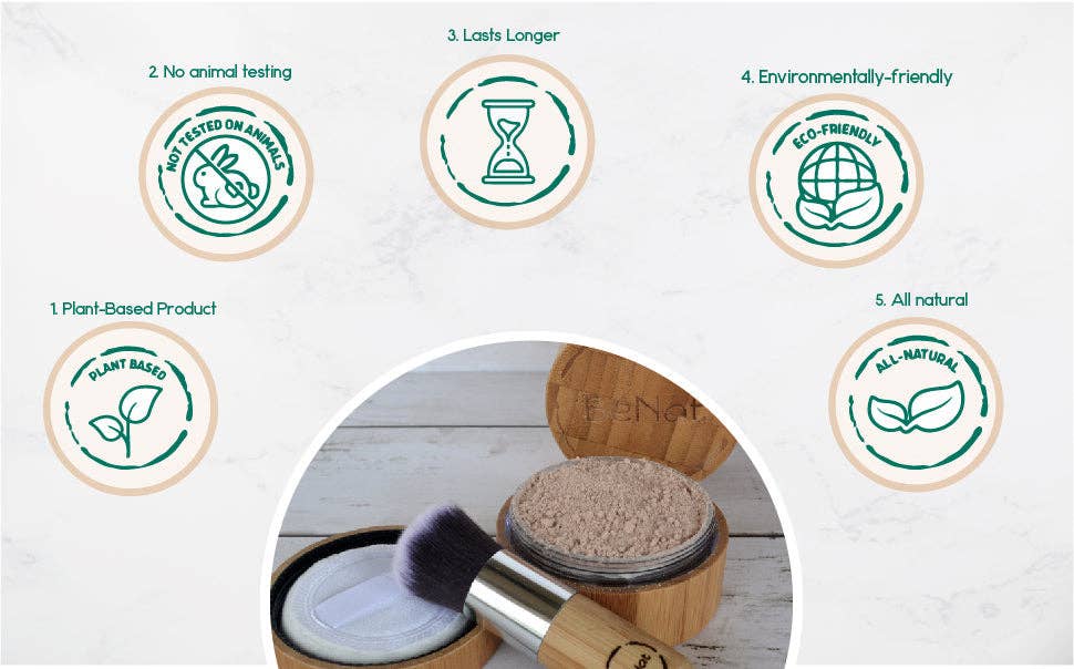 VIAI Beauty - Wholesale Makeup Setting Spray/Powder - BENAT Translucent Loose Powder Set6