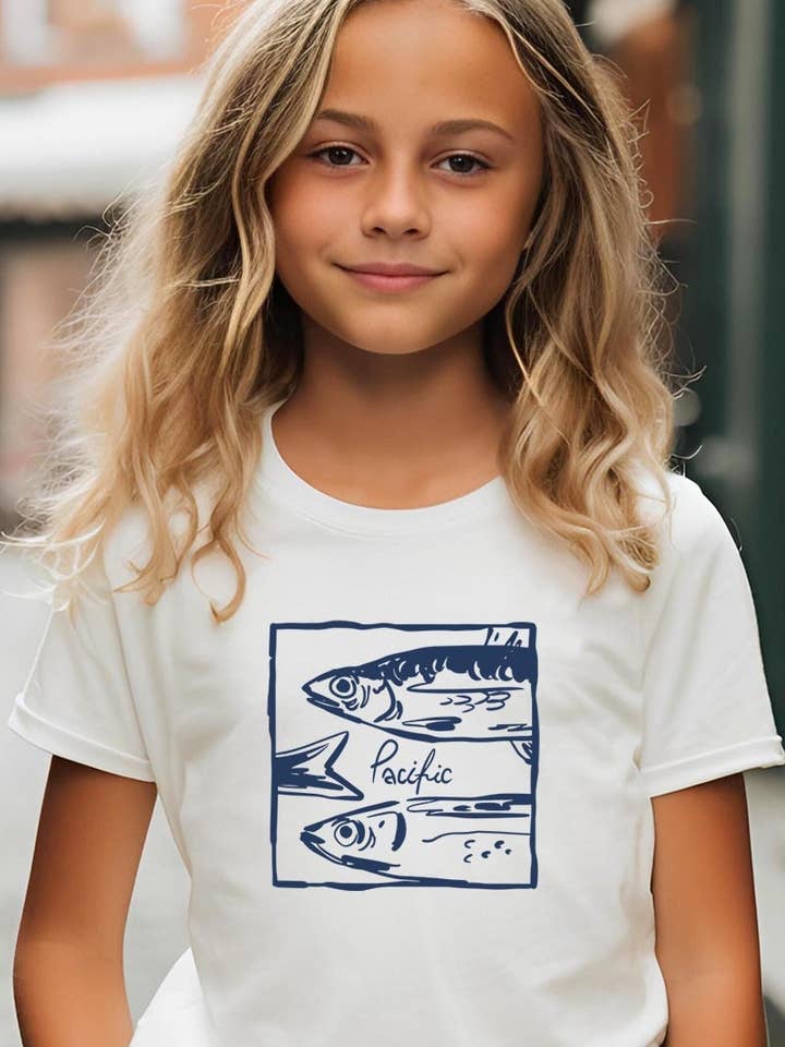 Pacific Fish Kids Graphic Tee for wholesale by Pink Irene Wholesale