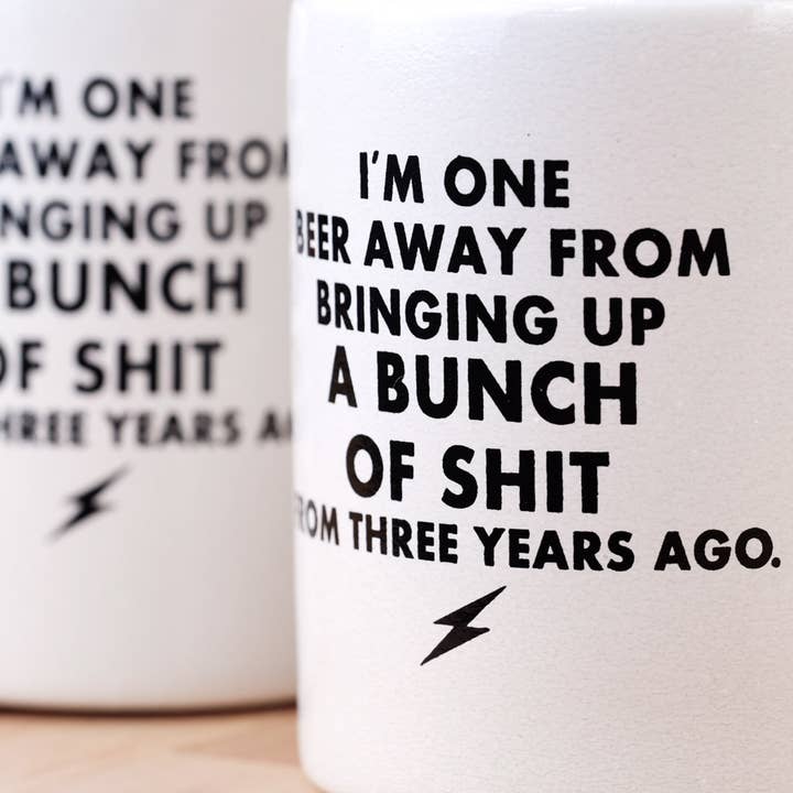 Meriwether - Wholesale Drink Huggers & Koozies - One beer away... Vintage Beer Koozie.