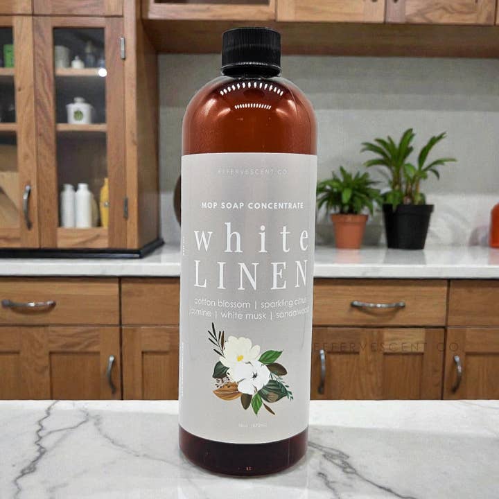 White Linen | 16oz Mop Soap for wholesale by Effervescent Co.