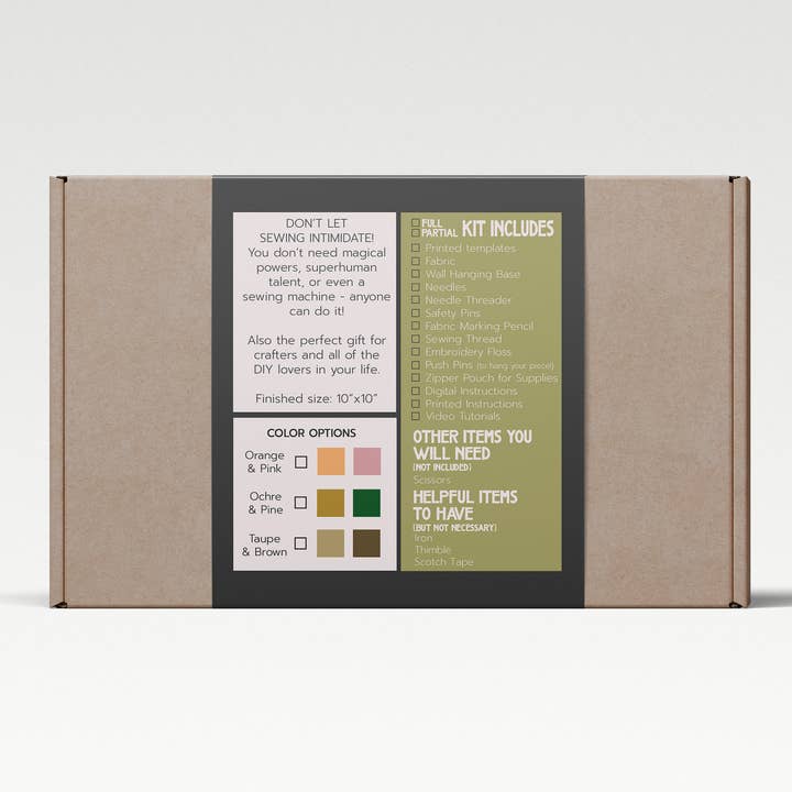 it's all in the stitch - Wholesale Craft Sewing Kit - Modern Circles DIY Sewing Kit4